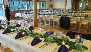 Main Dining Hall set up for an event