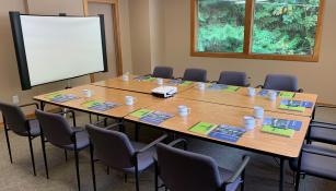 A conference room in the Main Lodge